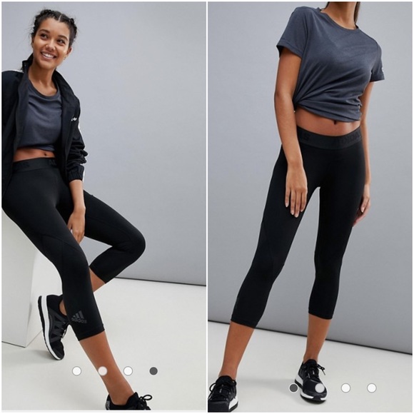 Adidas Alphaskin Sport 3/4 Tights - Picture 1 of 3